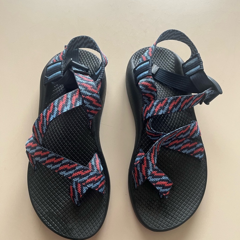 Chaco Women's Sandals - Blue and Red Pattern